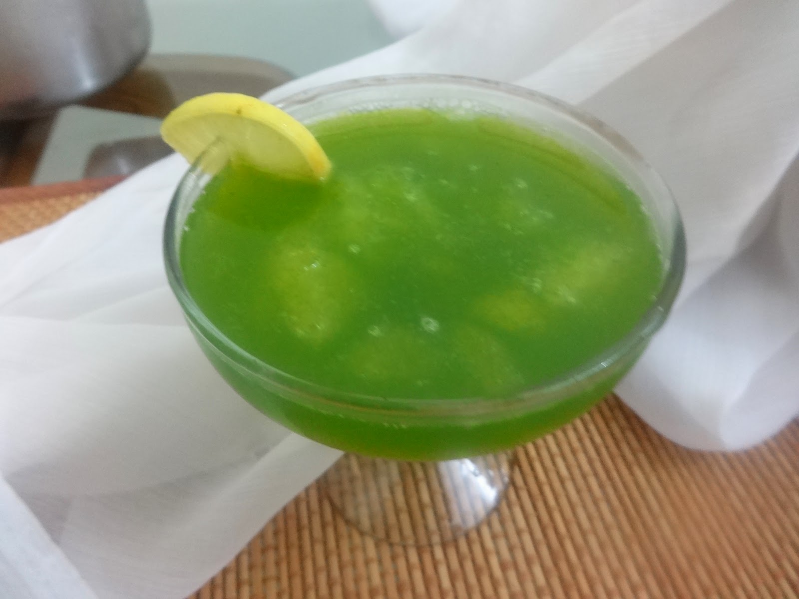 CILANTRO JUICE WITH LEMON SORBET – Indrani’s recipes cooking and travel ...